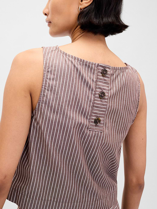 Gap Poplin Boatneck Shell Tank Top — photo 5