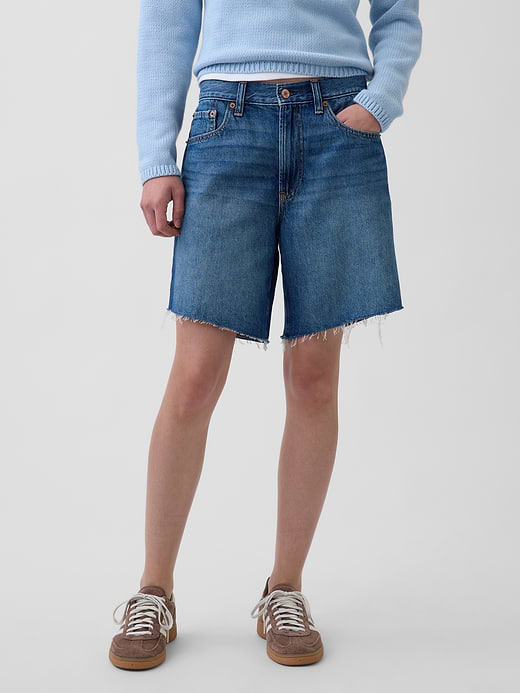 Gap 8" Mid Rise UltraSoft Loose Bermuda Shorts — photo 3