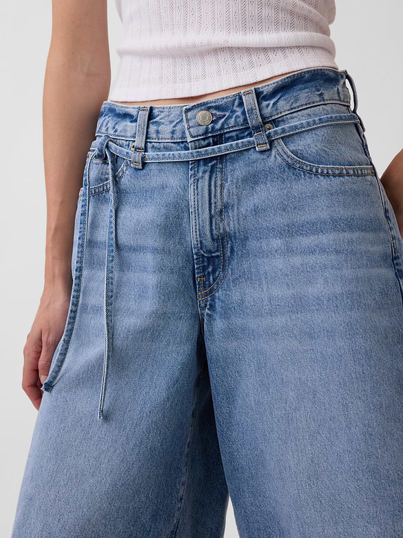Gap 11" Mid Rise Longline Denim Shorts — photo 6