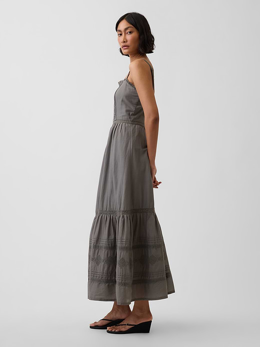 Gap Eyelet Tiered Maxi Dress — photo 4