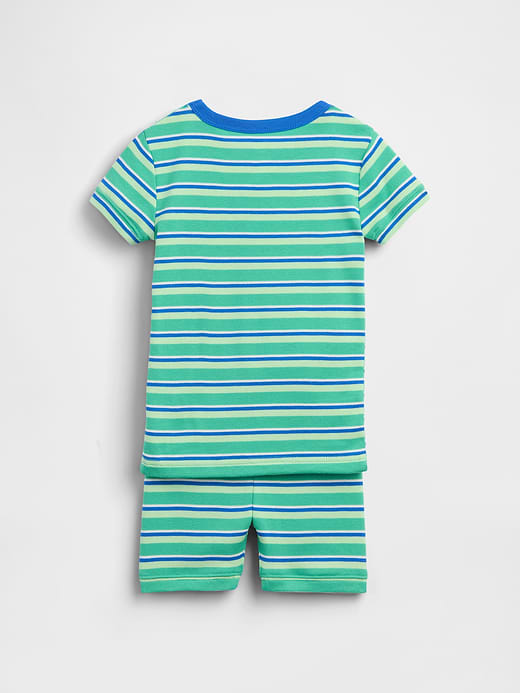 Gap Baby & Toddler Organic Brushed Cotton Stripe PJ Short Set — photo 3