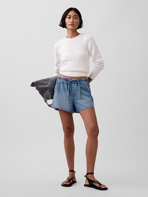 Gap 3.5” Low Slung Easy Denim Shorts — photo 7