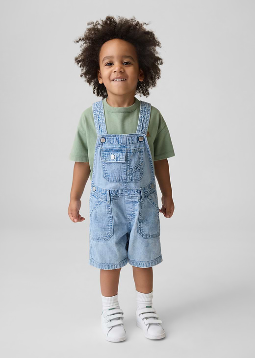 Gap Baby & Toddler Denim Shortalls — photo 1