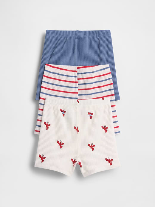 Gap Baby First Favorites TinyRib Ruffle Bloomers (3-Pack) — photo 3