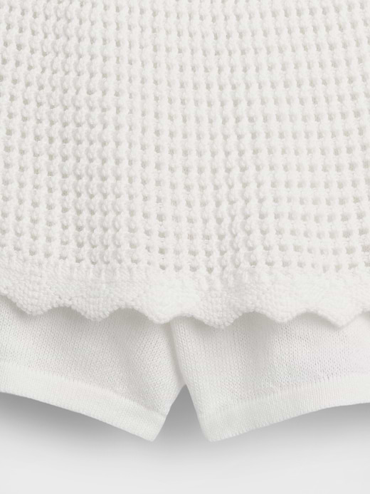 Gap Kids 100% Cotton Tiered Crochet Skort — photo 5