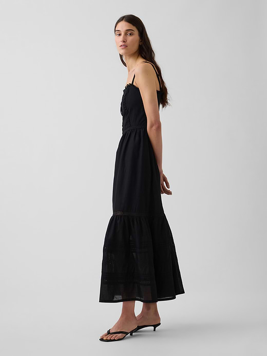 Gap Eyelet Tiered Maxi Dress — photo 4