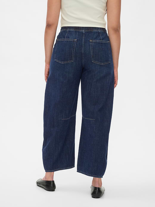 Gap Mid Rise UltraSoft Easy Horseshoe Jeans — photo 7