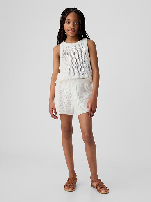 Gap Kids Mid Rise Crochet Shorts — photo 1