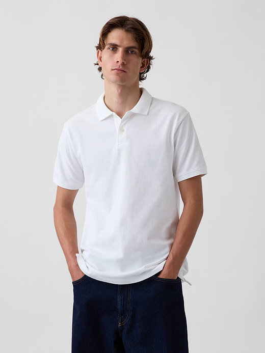 Gap Pique Polo Shirt — photo 1