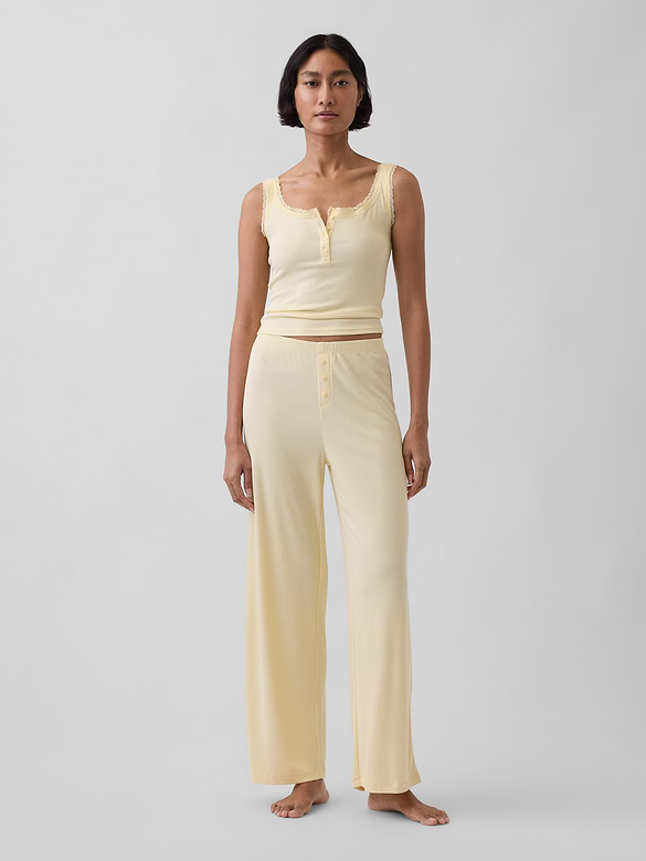 Gap Mini Rib Lace PJ Tank Top — photo 3