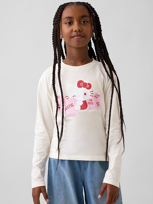 Gap Kids Hello Kitty Oversized Graphic T-Shirt — photo 1