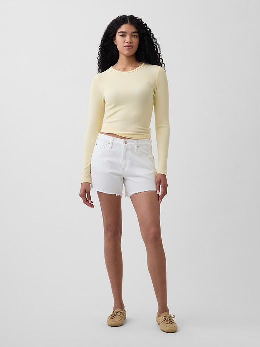 Gap 4" Mid Rise UltraSoft Relaxed Cutoff Shorts — photo 1