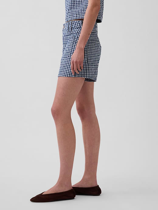 Gap 3.5" High Rise Relaxed Straight Denim Shorts — photo 4