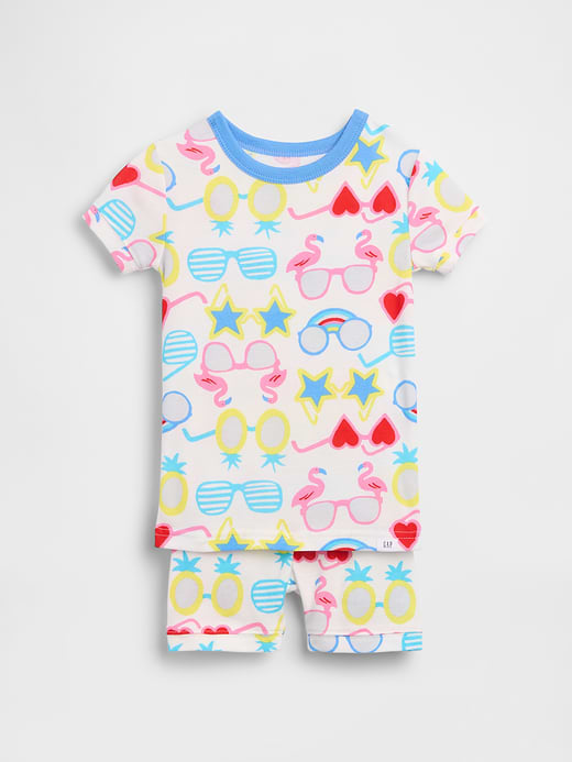 Gap Baby & Toddler Organic Brushed Cotton Seashell PJ Short Set — photo 5