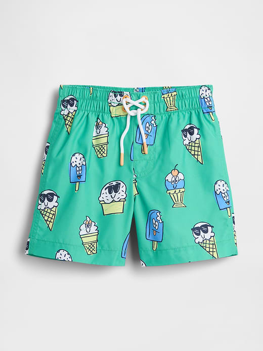 Gap Baby & Toddler Seersucker Swim Trunks — photo 1