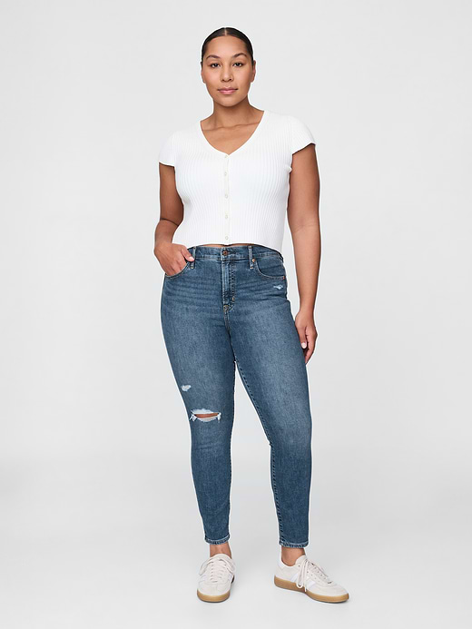 Gap High Rise True Skinny Jeans — photo 6