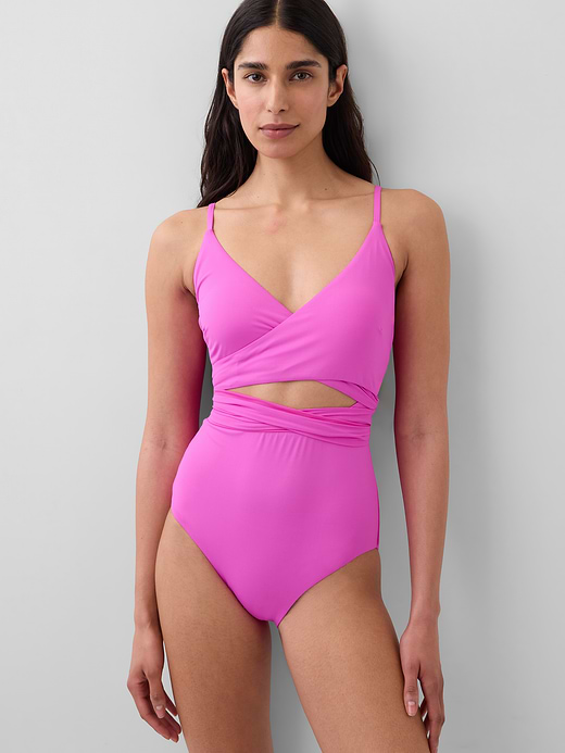 Gap Cutout Wrap One-Piece Swimsuit — photo 1
