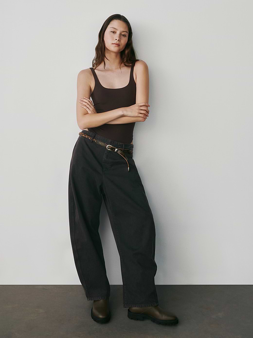 Gap Mid Rise Twill Barrel Pants — photo 9