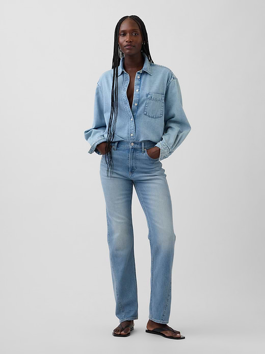 Gap High Rise ’90s Slim Straight Jeans — photo 1