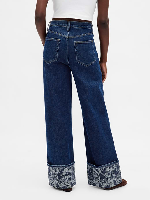 Gap High Rise Stride Wide-Leg Jeans — photo 5