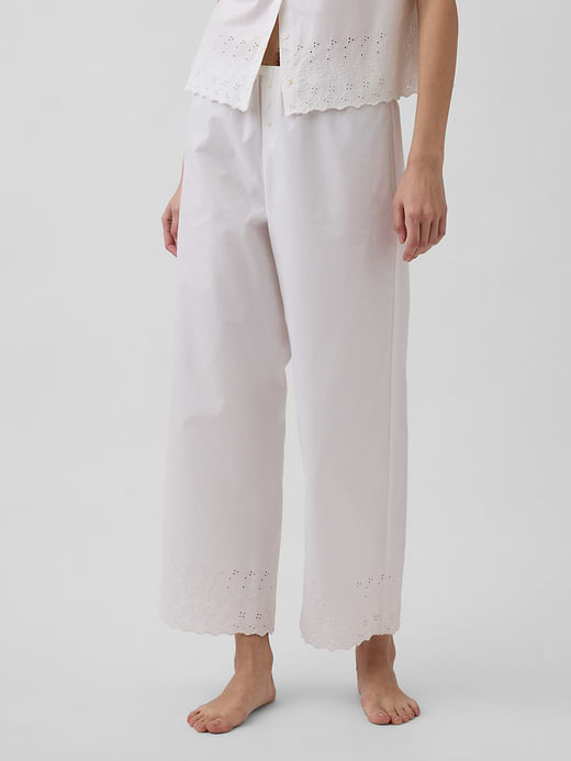 Gap Embroidered PJ Pants — photo 3