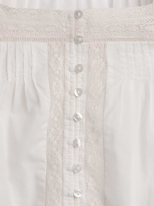 Gap Lace-Trim Square-Neck Top — photo 6