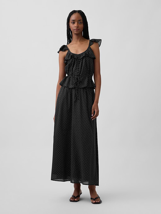 Gap Dotted Voile Maxi Skirt — photo 1