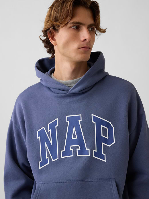 Gap Adult VintageSoft NAP Logo Hoodie — photo 5