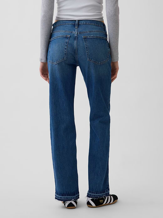 Gap Mid Rise Relaxed Straight Jeans — photo 5