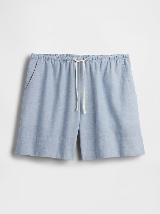 Gap 6" Linen-Blend Easy Shorts — photo 8