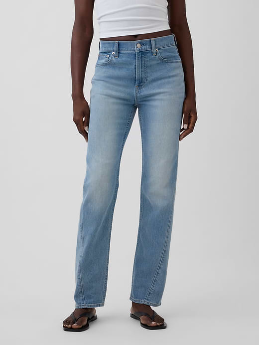 Gap High Rise ’90s Slim Straight Jeans — photo 3