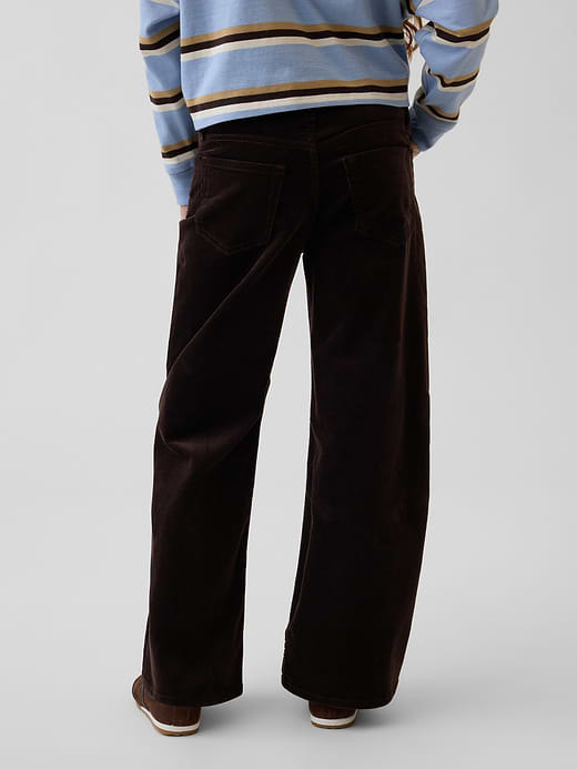 Gap Kids Low Rise Stride Wide-Leg Jeans — photo 5