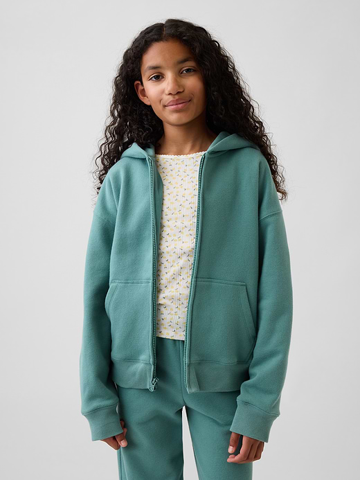 Gap Kids VintageSoft Relaxed Zip Hoodie — photo 3