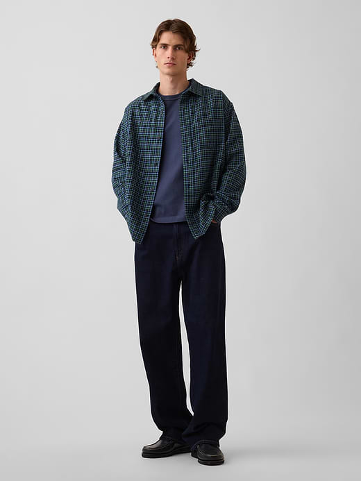 Gap Relaxed Flannel Shirt — photo 3