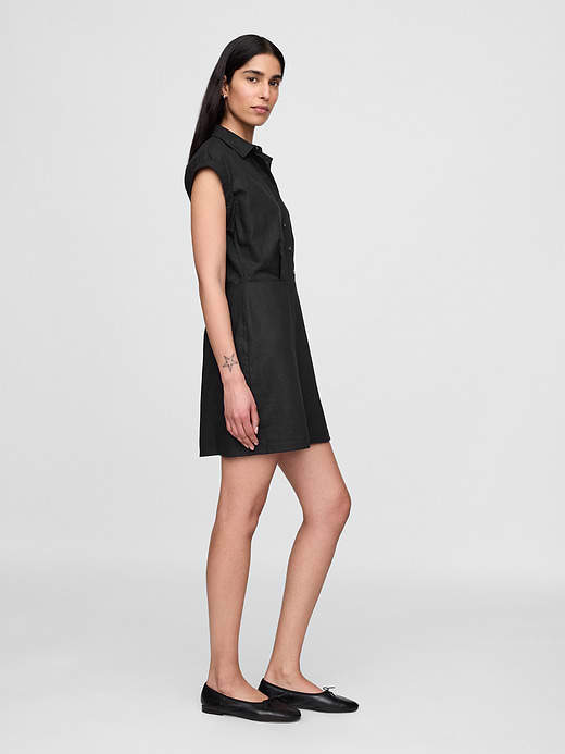 Gap Linen-Blend Shirtdress — photo 4