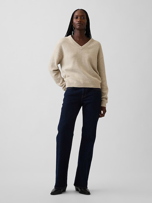 Gap CashSoft Oversized V-Neck Sweater — photo 3