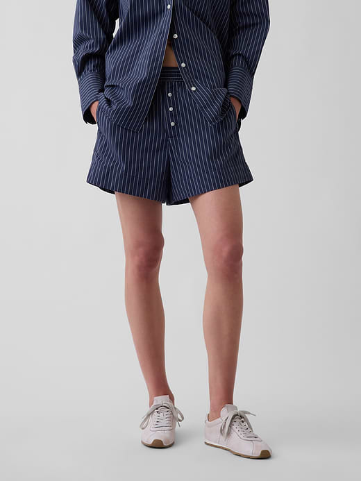 Gap Organic Cotton Poplin Stripe Boxer Shorts — photo 3