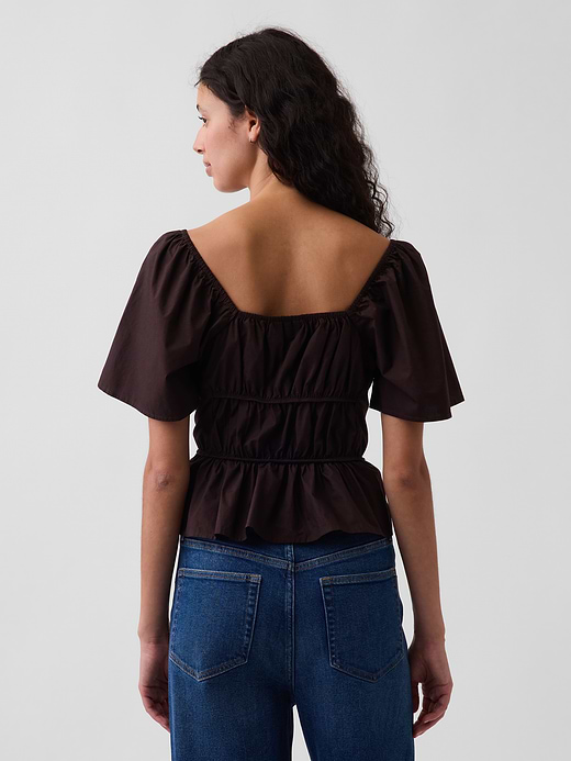 Gap Square-Neck Peplum Top — photo 4