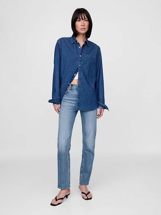 Gap High Rise ’90s Slim Straight Jeans — photo 1