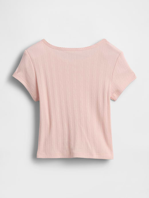 Gap Baby & Toddler Pointelle Rib T-Shirt — photo 3