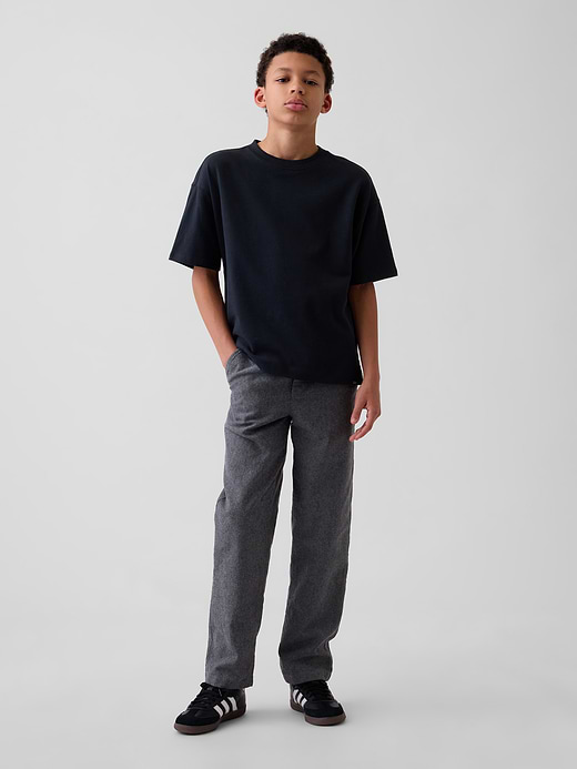 Gap Kids Linen-Cotton Relaxed Easy Pants — photo 1