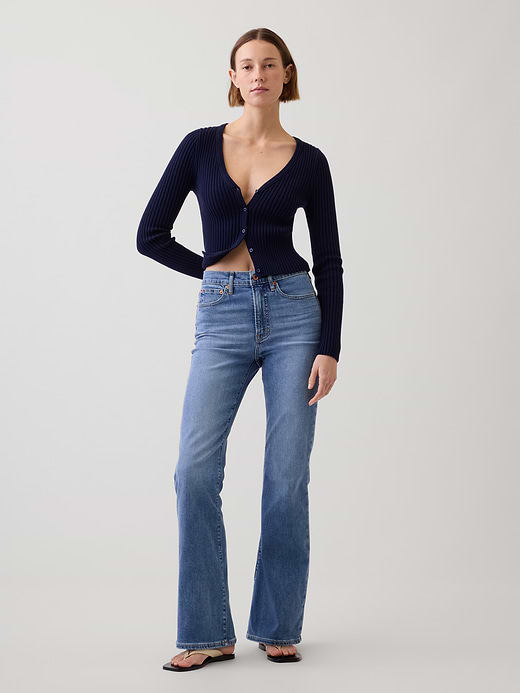 Gap High Rise '70s Flare Jeans — photo 6