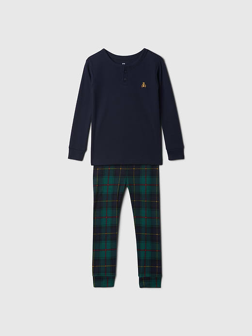 Gap Baby & Toddler Organic Brushed Cotton Henley PJ Set — photo 3