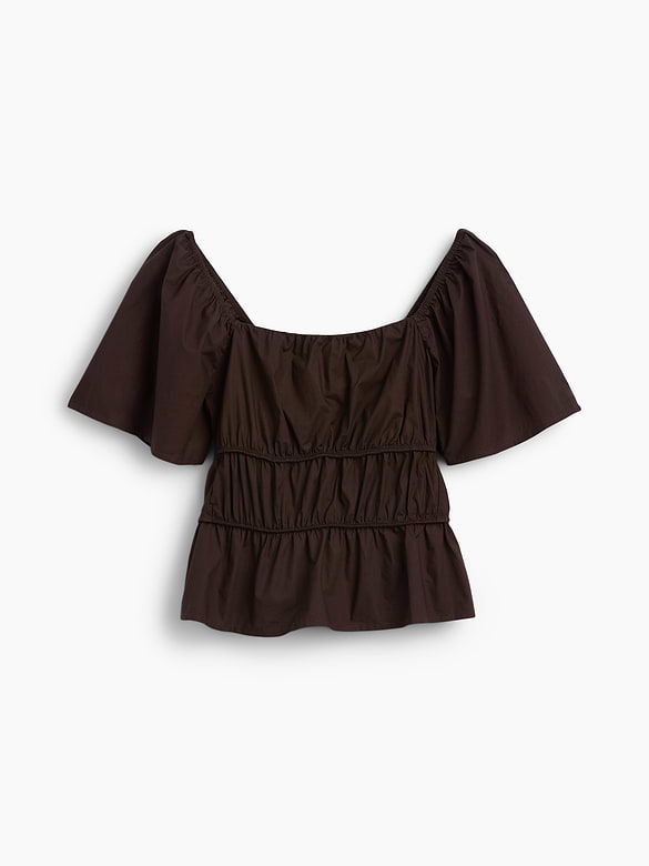 Gap Square-Neck Peplum Top — photo 6