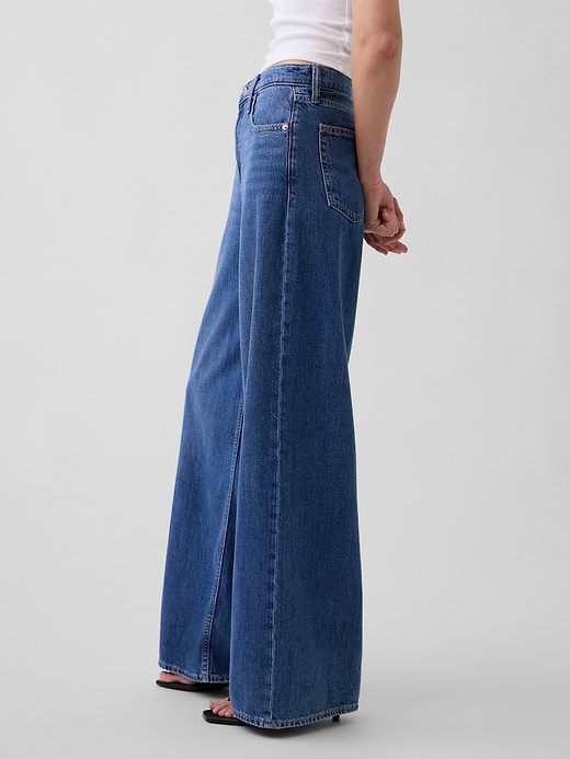 Gap Mid Rise UltraSoft Baggy Jeans — photo 4