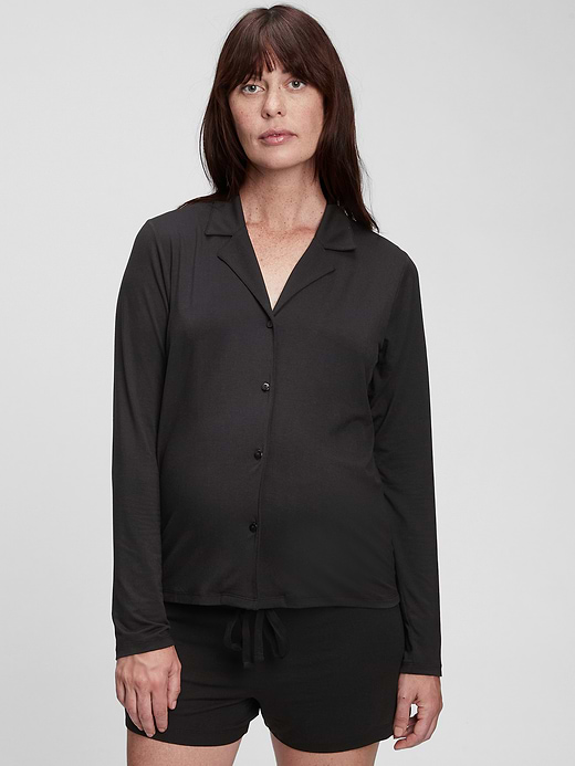 Gap Maternity Modal PJ Shirt — photo 1
