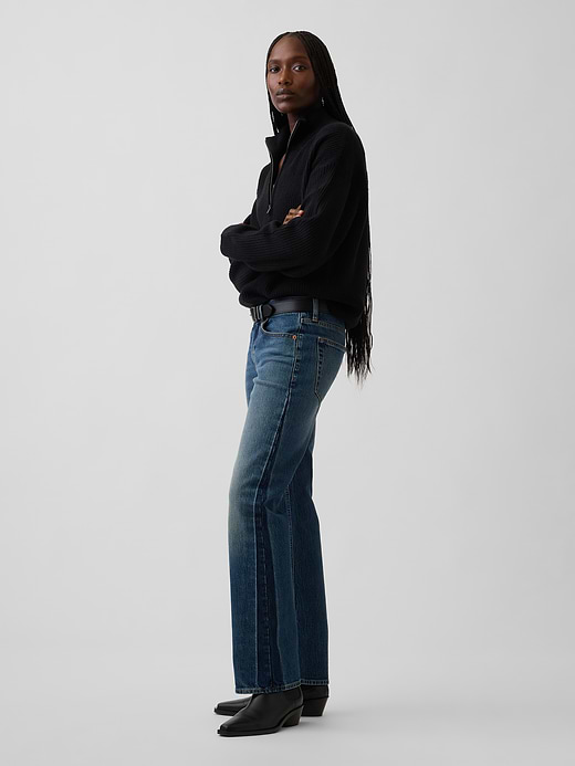 Gap Mid Rise Relaxed Straight Jeans — photo 7