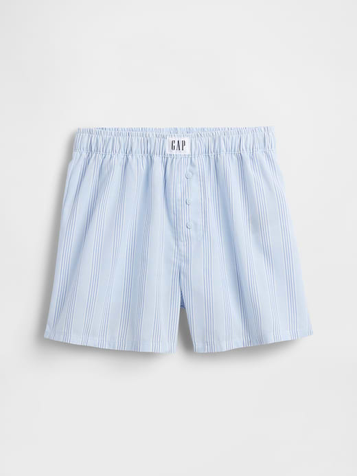 Gap Kids Recycled Poplin PJ Boxer Shorts — photo 3