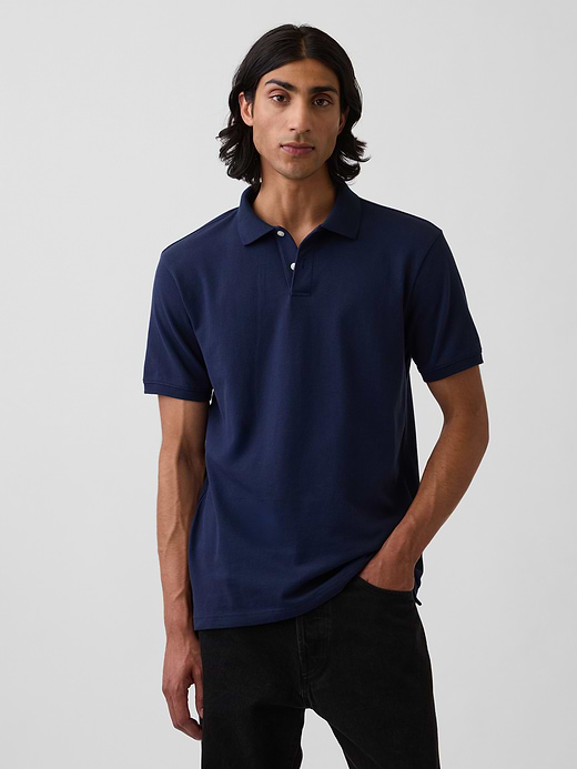 Gap Pique Polo Shirt — photo 1