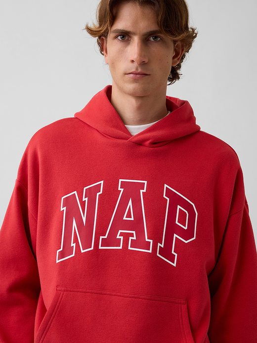 Gap Adult VintageSoft NAP Logo Hoodie — photo 5